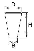 I-209 didheya Möbelknopf Edelstahl D=12-29mm