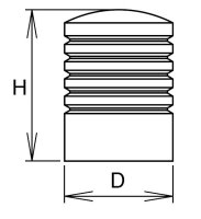 I-327 didheya Möbelknopf Edelstahl D=10-25mm
