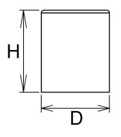 I-410 didheya Möbelknopf Edelstahl D=10-25mm