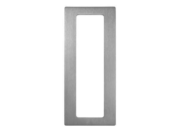 I-4020 didheya SLY rechteckiger Schiebetürgriff zum Kleben H=85-150mm Edelstahl matt