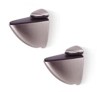 SP0075 Bodenhalter-Set mittel 75mm Edelstahl Finish/Chrom...