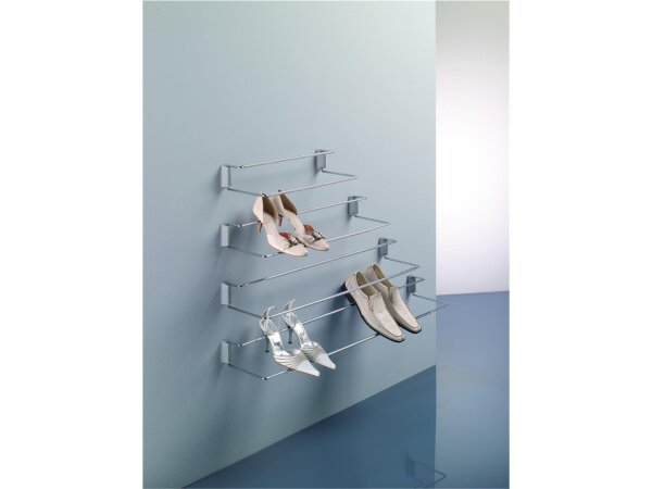 A.112/116.35 Ambos Schuhregal, Länge 830-1130 mm, Wand-/Seitenmontage, ausziehbar
