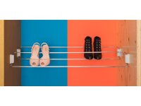 A.112/116.35 Ambos Schuhregal, Länge 830-1130 mm, Wand-/Seitenmontage, ausziehbar