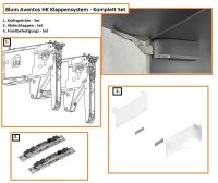Komplett-Set Aventos HK top Hochklappe, LF=420-9000, für SERVO-DRIVE geeignet, Schrauben