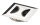 Kabeldurchlass Zamak Chrom poliert/Edelstahlfinish/Aluminiumoptik 80mm