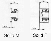 3760.003 Verbindungsbeschlag Solid MF, zweiteilig
