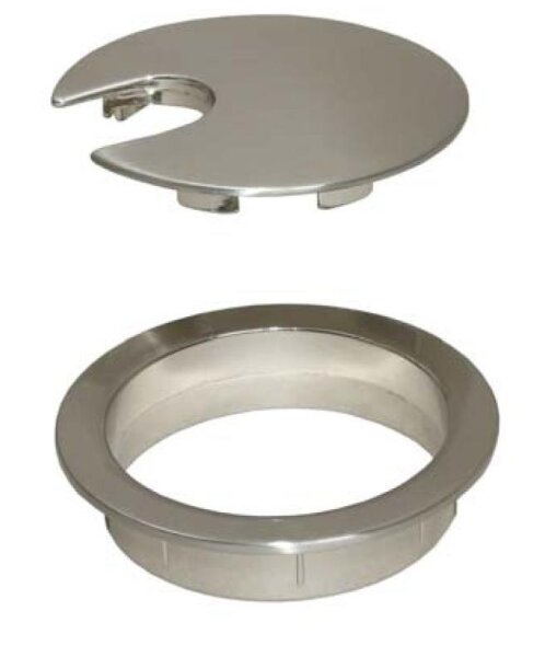 Kabeldurchlass Edelstahl Finish 47mm