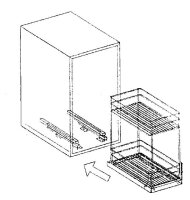 174.143 Unterschrank-Vollauszug Softclose 300 mm