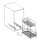 174.143 Unterschrank-Vollauszug Softclose 300 mm