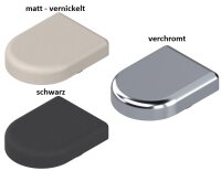 84.4120 Glastürscharnier-Topfabdeckkappe, halbrund