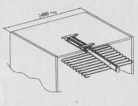 174.008 Hosenhalter Auszug, 9 Bügel, Chrom poliert