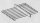 174.008 Hosenhalter Auszug, 9 Bügel, Chrom poliert