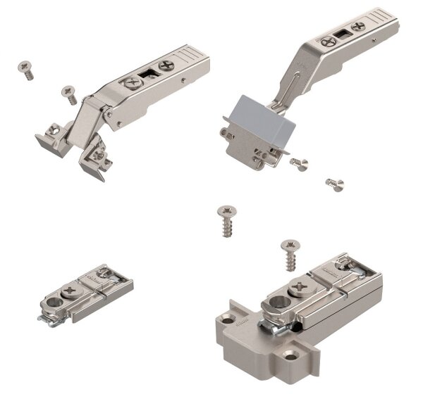 78Z550AT-Z Ergänzungs-Scharnier-Set HF Schmale Alurahmen von KB 1200 auf 1800mm