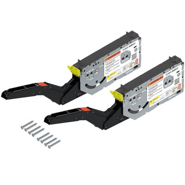 22K2300 ECS AVENTOS HK top Hochklappe, Kraftspeicher, LF=420-1610 (bei 2 Stück), für SERVO-DRIVE geeignet, zum Schrauben, eclipseschwarz