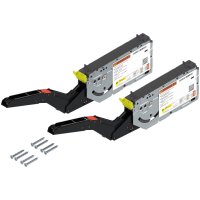 22K2700 ECS AVENTOS HK top Hochklappe, Kraftspeicher, LF=1730-5200 (bei 2 Stück), für SERVO-DRIVE geeignet, Schrauben, eclipseschwarz