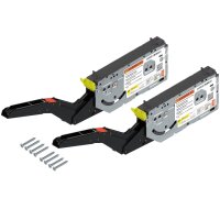 22K2900 ECS AVENTOS HK top Hochklappe, Kraftspeicher, LF=3200-9000 (bei 2 Stück), für SERVO-DRIVE geeignet, Schrauben, eclipseschwarz