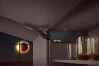 22K2900 ECS AVENTOS HK top Hochklappe, Kraftspeicher, LF=3200-9000 (bei 2 Stück), für SERVO-DRIVE geeignet, Schrauben, eclipseschwarz