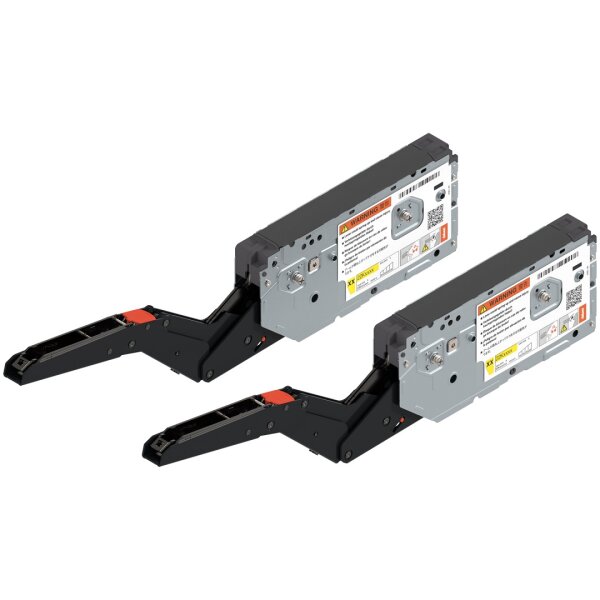 22K2710T ECS AVENTOS HK top Hochklappe, Kraftspeicher, LF=1730-5200 (bei 2 Stück), für TIP-ON, mit System-Schrauben, eclipseschwarz