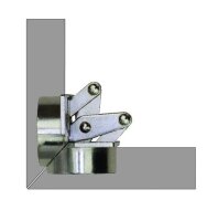 SI.15.04.020 Gehrungsscharnier 45° Öffnungswinkel 135° Türstärken 15 bis 22 mm
