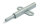 MS21.954 Push Latch zum Anschrauben, grau, Hub=40mm, Abstand Vorderkante 37mm