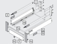 ZRG.1046Z TANDEMBOX antaro Querreling, bis KB=1200mm, zum...