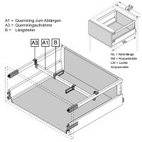 ZRG.1104Q ORGA-LINE Querreling für TANDEMBOX antaro,...