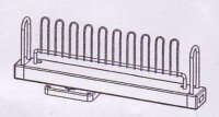 177.010 Krawattenhalter Auszug, Chrom poliert