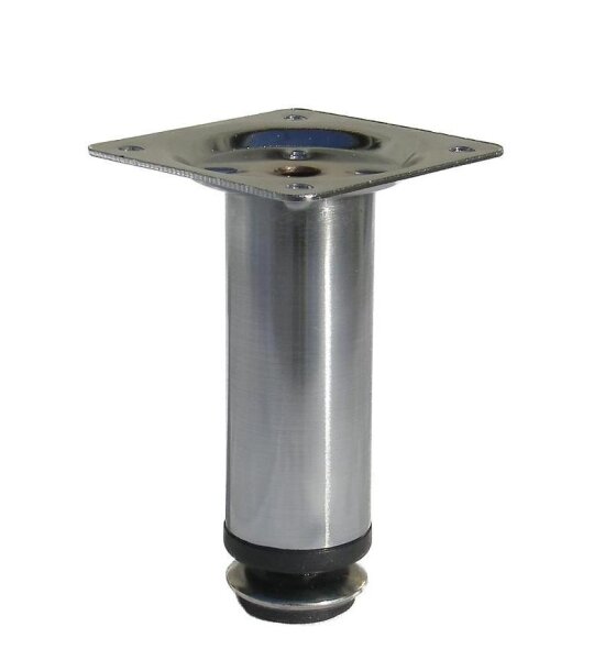 3100.242 Möbelfuß 100mm Chrom matt D=30 mm