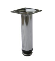 3125.236 Möbelfuß 125mm Chrom poliert D=30 mm