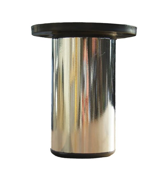 5100.236 Möbelfuß 100mm Chrom poliert D=50mm