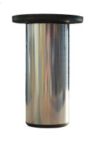 5125.242 Möbelfuß 125mm Chrom matt D=50mm