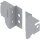 Z30N000S.04 TANDEMBOX Holzrückwandhalter, weißaluminium, Höhe N=81,5 mm