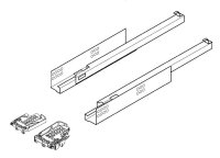 550H5500.03 TANDEM Teilauszug 30 kg, NL=550 mm mit...