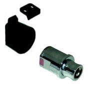 3913 MOBY Druckknopfschloss  Chrom poliert/Edelstahl...