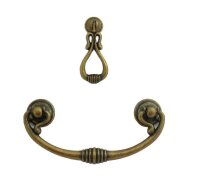 London Möbelgriff BA 96mm, Hängegriff, Antik...