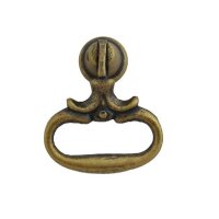 Liverpool Möbelgriff BA 64-96mm, Hängegriff, Antik Messing