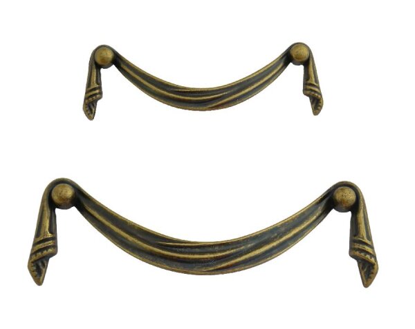 Eton Möbelgriff BA 64-96mm, Antik Messing