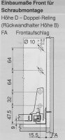 ZRR.5200 TANDEMBOX antaro Flexibler Relinghalter
