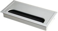 Kabeldurchlass Aluminium 80x160x24 mm Alu