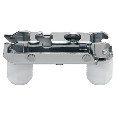 177H3100 CLIP Montageplatte, gerade (20/32 mm), 0 mm, Stahl, Einpressen, HV: Exzenter