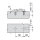 177H5400E CLIP Montageplatte, gerade (22/32 mm), 0 mm, Zink, EXPANDO, HV: Exzenter