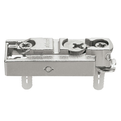 177H5430E CLIP Montageplatte, gerade (22/32 mm), 3 mm, Zink, EXPANDO, HV: Exzenter