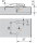 174H7130I CLIP Montageplatte, 3 mm, Stahl, INSERTA, HV: Exzenter