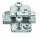174H713ZE CLIP Montageplatte, 3 mm, Stahl, EXPANDO, HV: Exzenter, für Mittelanschlag