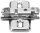 173L6100 CLIP Montageplatte, 0 mm, Stahl, Spax-Schrauben, HV: Langloch