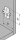 174E6130.01 CLIP Montageplatte, 3 mm, Stahl, EXPANDO, HV: Langloch