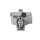 175L8190.21 CLIP Montageplatte, 11 mm, Zink, vormontierte Systemschrauben, HV: Langloch