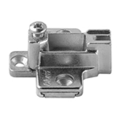 MODUL Montageplatte, kreuz, 9 mm, Zink, Spax-Schrauben, HV: 2-teilig