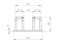 S-4041 GLASHALTER FÜR DIE KÜCHE, BAR CHROM