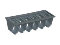 Exit - Kabelklemme 135mm schwarz/grau